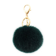 Cute Faux Fur Fluffy Fuzzy Pom Pom Keychain